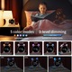 Ceas desteptator pentru copii, ZGGZERG, 7 sunete linistitoare, 2 seturi alarma, Functie snooze, Schimbare lumina 5 culori, Data si temperatura, Reincarcabil, Luminozitate reglabila, Design iepuras, Alb