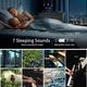 Ceas desteptator pentru copii, ZGGZERG, 7 sunete linistitoare, 2 seturi alarma, Functie snooze, Schimbare lumina 5 culori, Data si temperatura, Reincarcabil, Luminozitate reglabila, Design iepuras, Alb