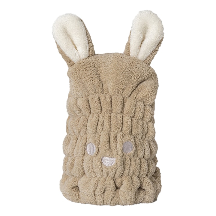 Prosop de par, anti-frizz, absorbant, design cu urechi de desene animate, multicolor, dimensiune universala