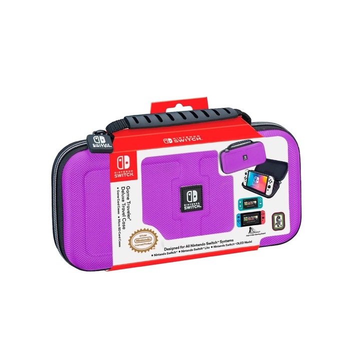 Nacon Калъф за пътуване, Purple (Lite/Oled), за Nintendo Switch