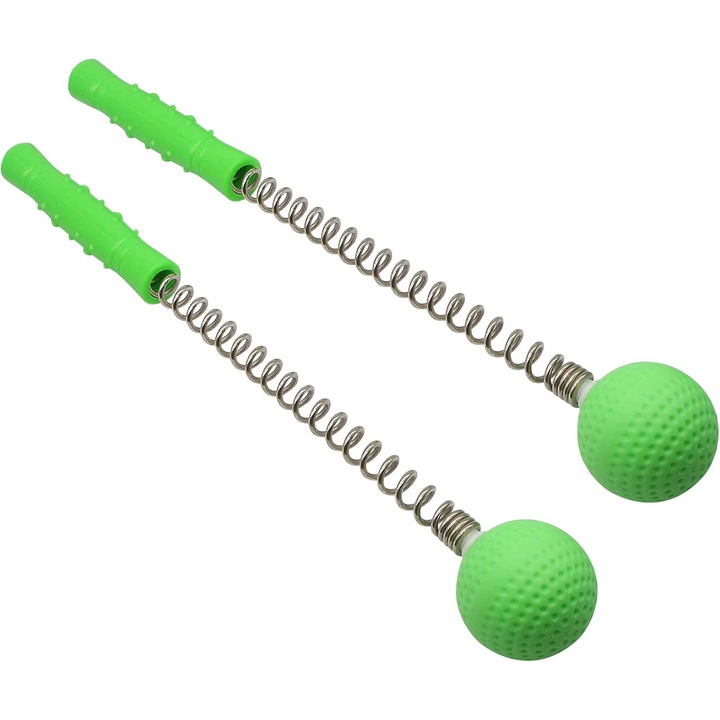 Masszázs golyós kalapács (2 darabos csomag), kézi ütögető kalapács, golflabda masszázs, hát, váll, teljes test masszázs, csökkenti a fáradtságot és a fájdalmat (zöld)