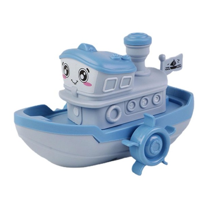 Играчка за баня с лодка, Играчки за баня за малки деца, Играчка за баня с лодка, Играчка за баня за деца, Плаващ кораб, Вана, Басейн, Плажни играчки за малки деца, Момчета и момичета