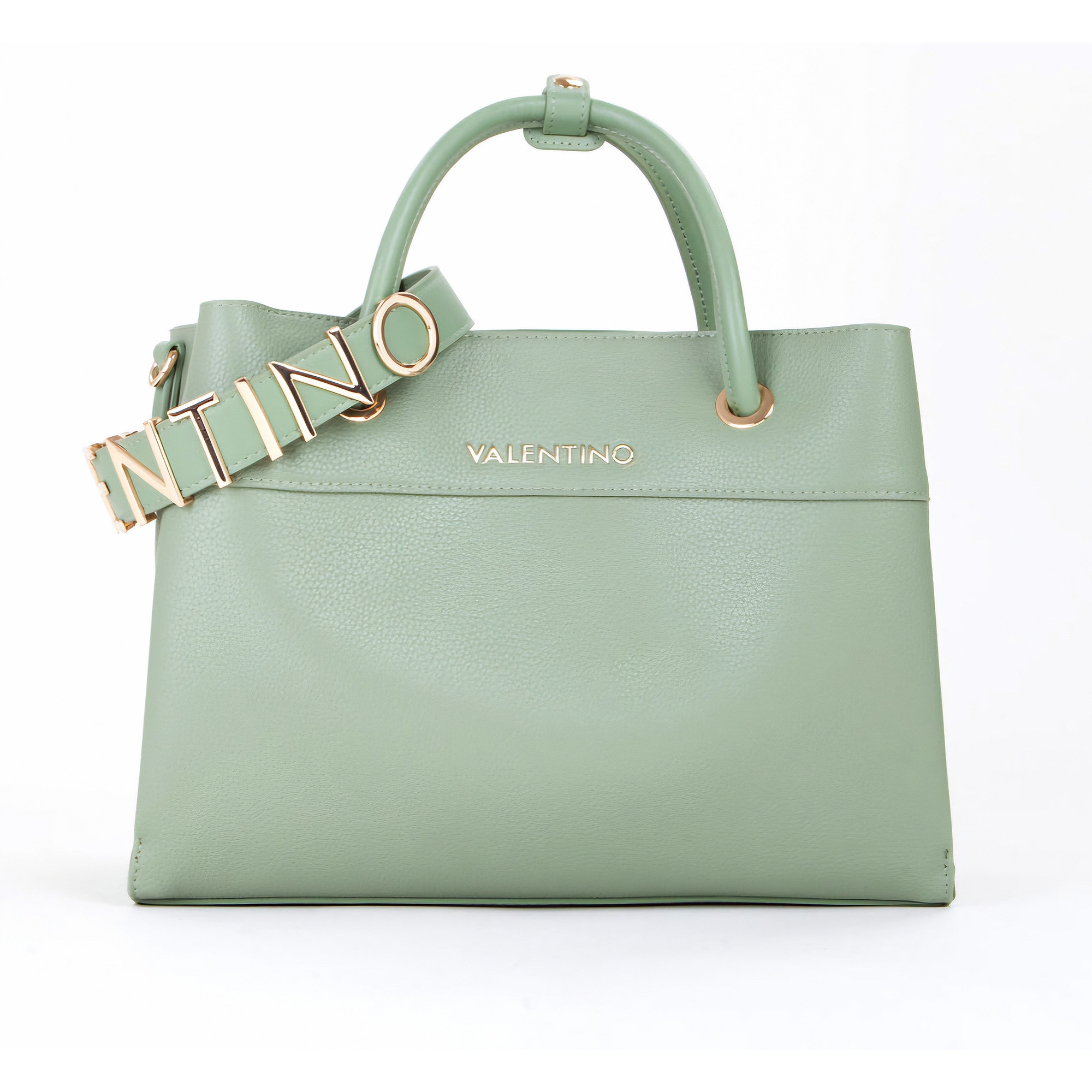 Valentino-Geanta crossbody din piele ecologica verde menta - eMAG.ro