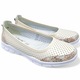 Дамски полуобувки, Rieker, L8849, антистрес, бели, естествена кожа