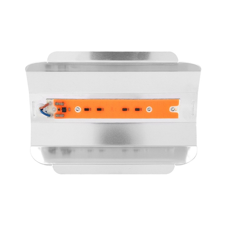Lumina de crestere pentru plante ZYBLSSBB LSM2xh221-BCS0033420, COB LED spectru complet, 30W, 110V, IP65, aluminiu, argintiu