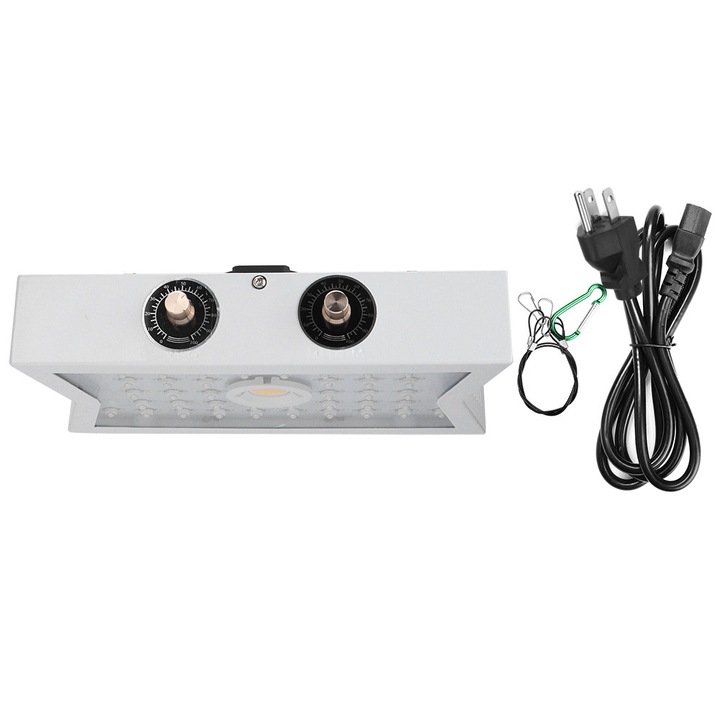 Lumina de crestere LED ZYBLSSBB LSM2xh1395-BCS0036338, 1100W COB full spectrum 380–800nm cu rosu/albastru, reglabila (2 dimmere), AC85-265V, IP67, RA95, alb