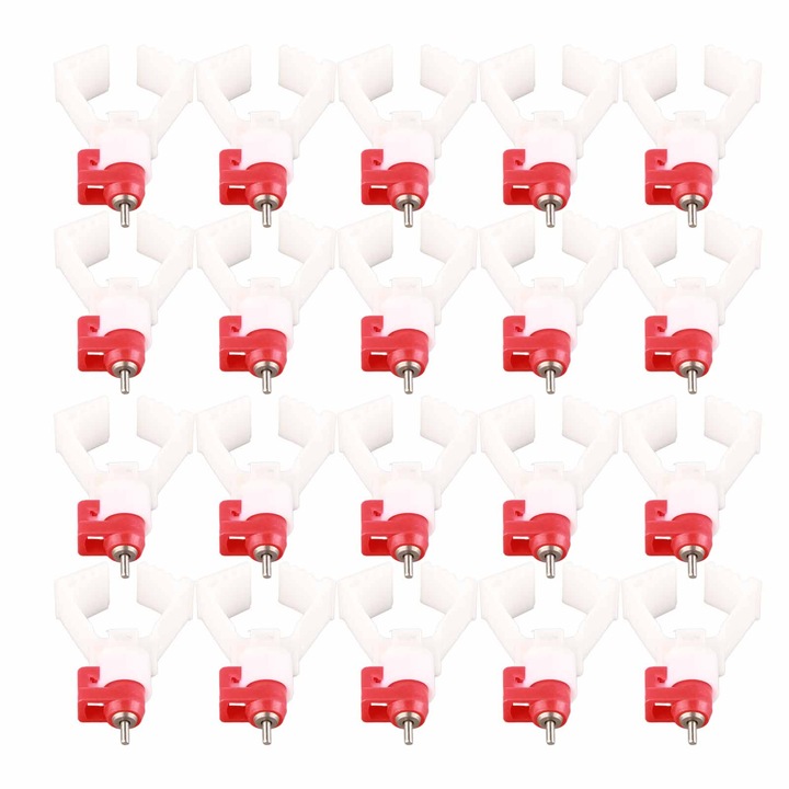 Adapatoare pui HERUSI set 20 piese plastic otel 20x20cm
