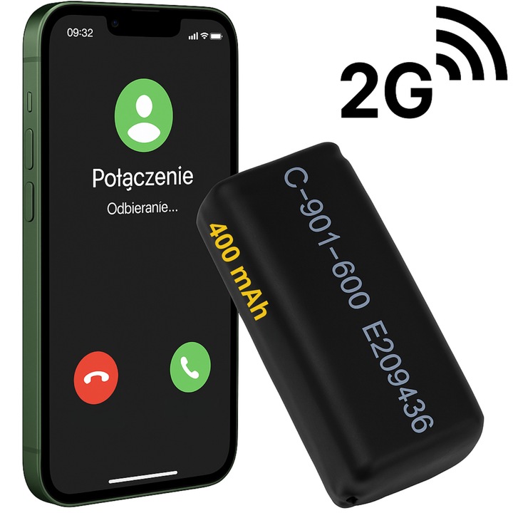 Microfon spion GSM, Spreest®, S3 2G, ascultare audio live, localizare GPS in timp real, aplicatie 365GPS Android/iOS, geo-zone, alerte inteligente, slot microSD, autonomie pana la 4 zile, compact, negru