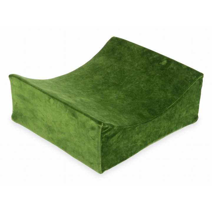 Leagan pentru loc de joaca din spuma Velvet Soft, 45x50x30cm, verde oliv