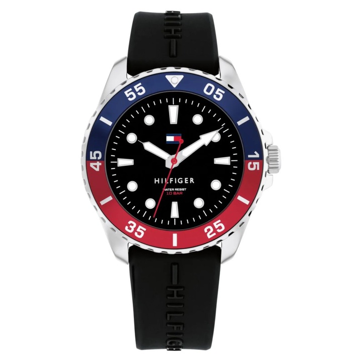 Ceas barbatesc, Tommy Hilfiger, inox, rezistent la apa, multicolor
