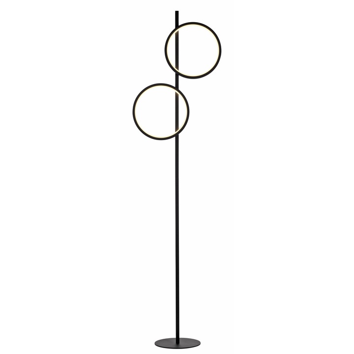 Lampadar LED, negru, 151x21x40,5cm, 24W, 2580lm