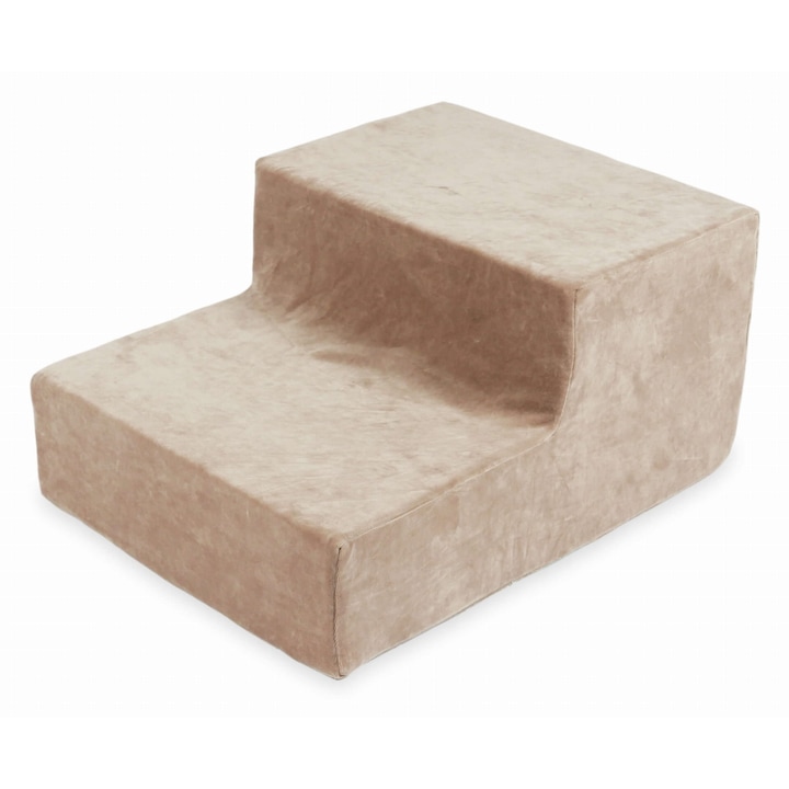 Set spatiu de joaca din spuma, mimii, Velvet Soft, 45x60x30cm, bej inchis