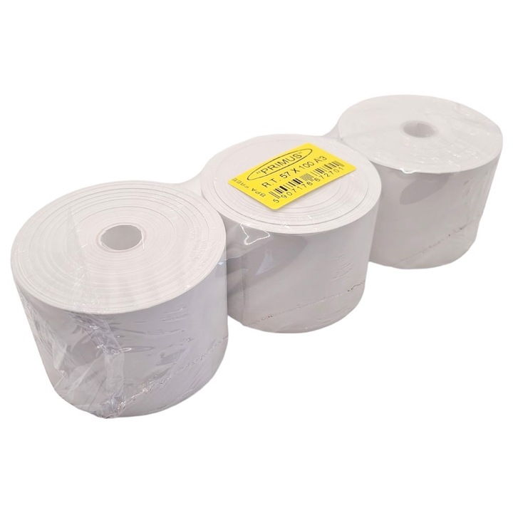 Rola de hartie termica Eco pentru casa de marcat 57x100