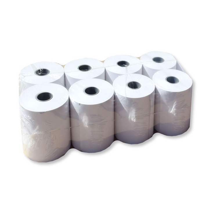 Rolka termica pentru casa fiscala 57x60mm, set 8 bucati, APAK