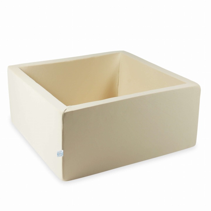 Gyerekmedence, mimii, 90x90x40 cm, labdák nélkül, bézs