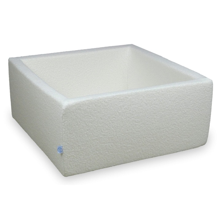 Játékmedence 90x90x40cm Boucle fehér golyók nélkül