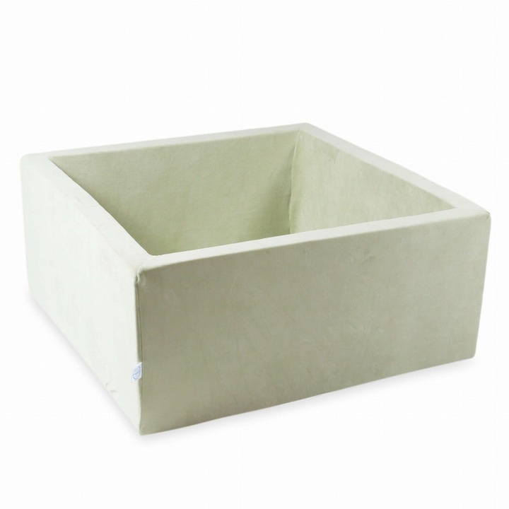 Gyerekmedence, mimii, 90x90x40cm, bársonyosan puha, labda nélküli, ökológiai