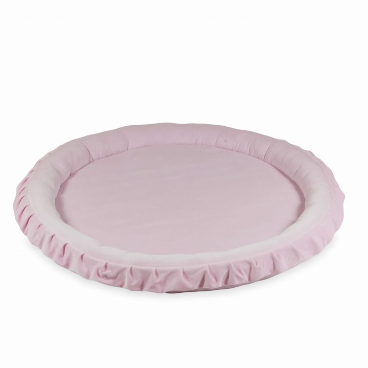 Covoras de joaca pentru copii, mimii, Velvet Soft, roz, 160cm