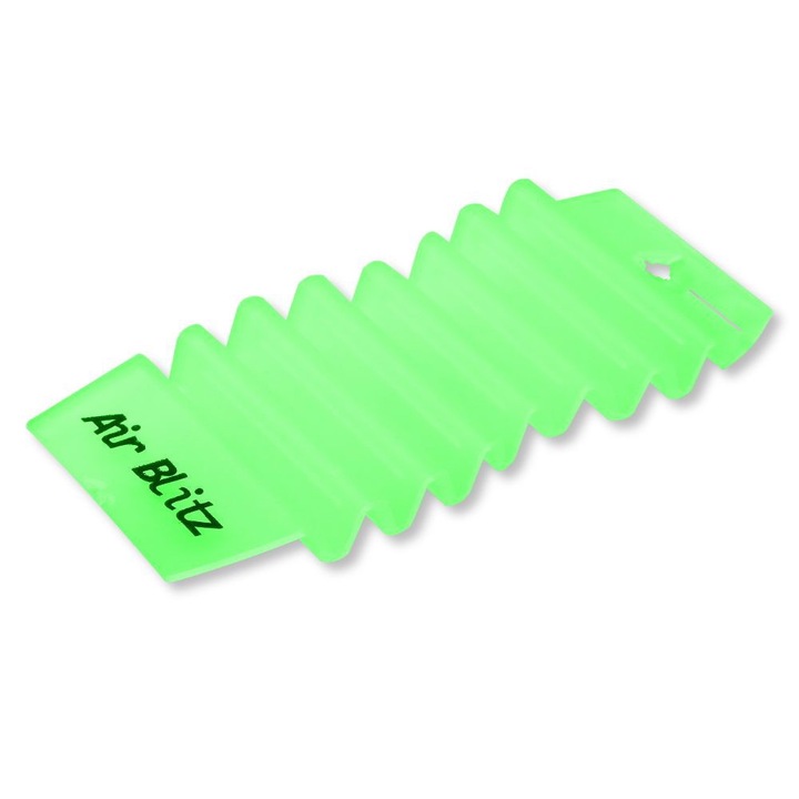 Odorizant auto, Air Blitz, Hang Tag Kiwi, 14,5x5-6cm, set cu prindere prin ventuza