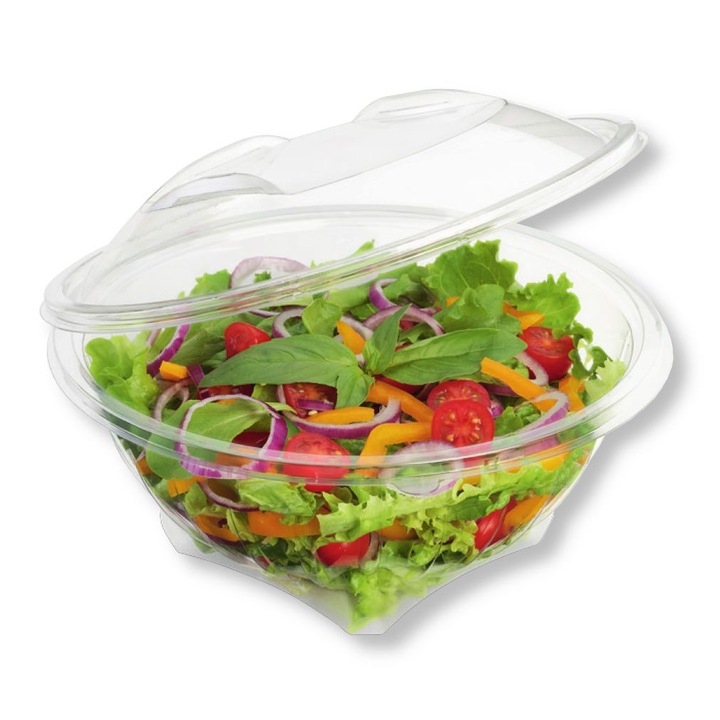 Cutie alimentara, Guillin, set 50 bucati, 1L, transparent, 185x102mm