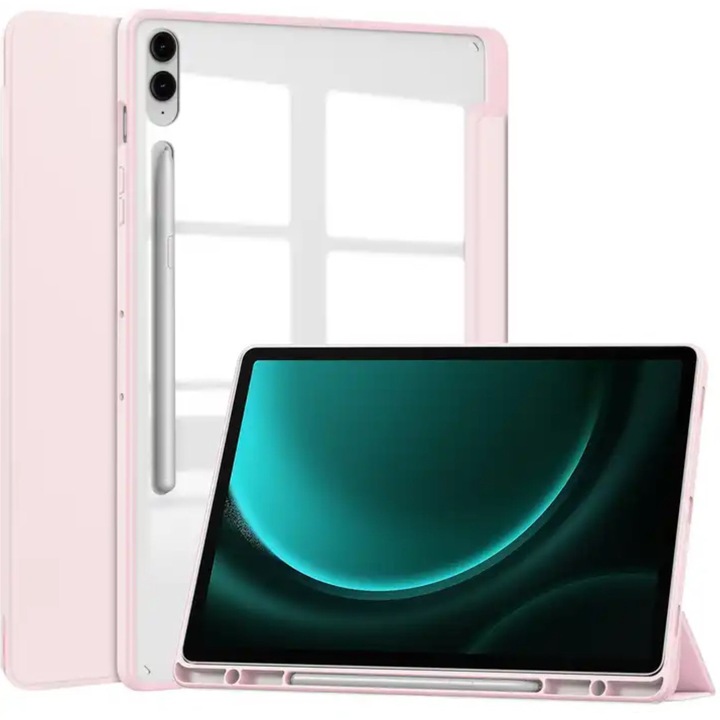 Okos, átlátszó tok SAMSUNG GALAXY TAB S9 FE 10.9 SM-X510 SM-X516 készülékhez