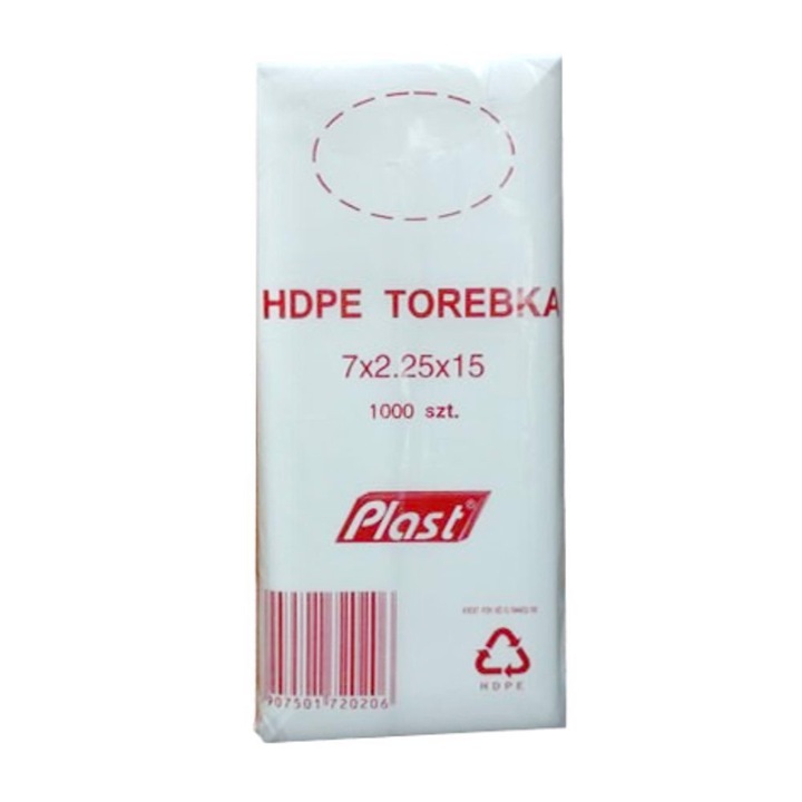 Pungi alimentare Plast set 7.5x15cm, 6mic, set