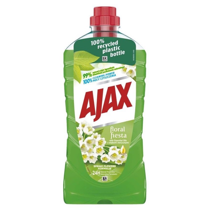 MatChem Ajax Konwalie univerzális mosószer 1L, virágos illattal, védi a kényes felületeket