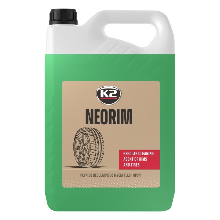 K2 Neorim felni és abroncstisztító, alap formula, zöld, 5L