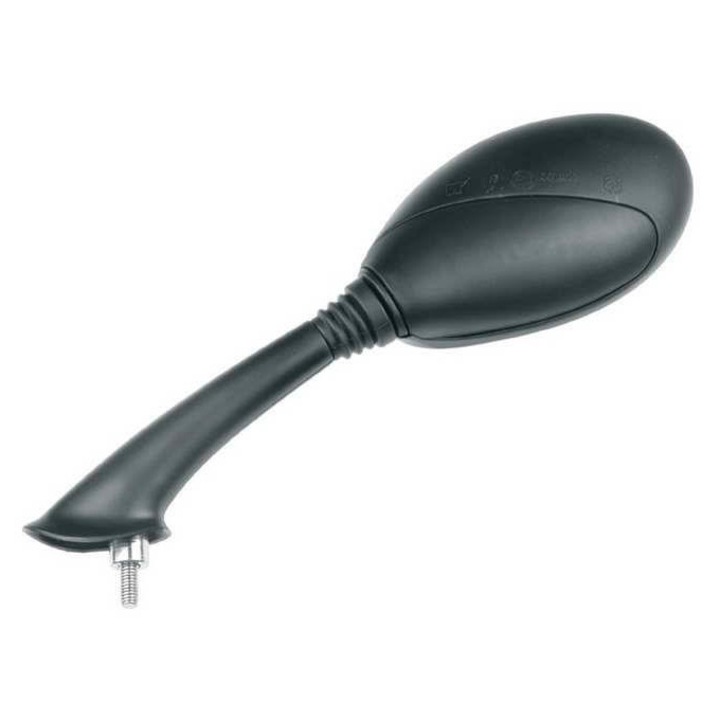 Oglinda Vicma pentru Piaggio/Vespa Fly 50-150, neagra, filet 8mm, dreapta