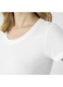 Silhouette Woman Body női póló, klasszikus szabású, 100% pamut, vékony bordázott nyakkivágással, oldalvarrással, fehér, S