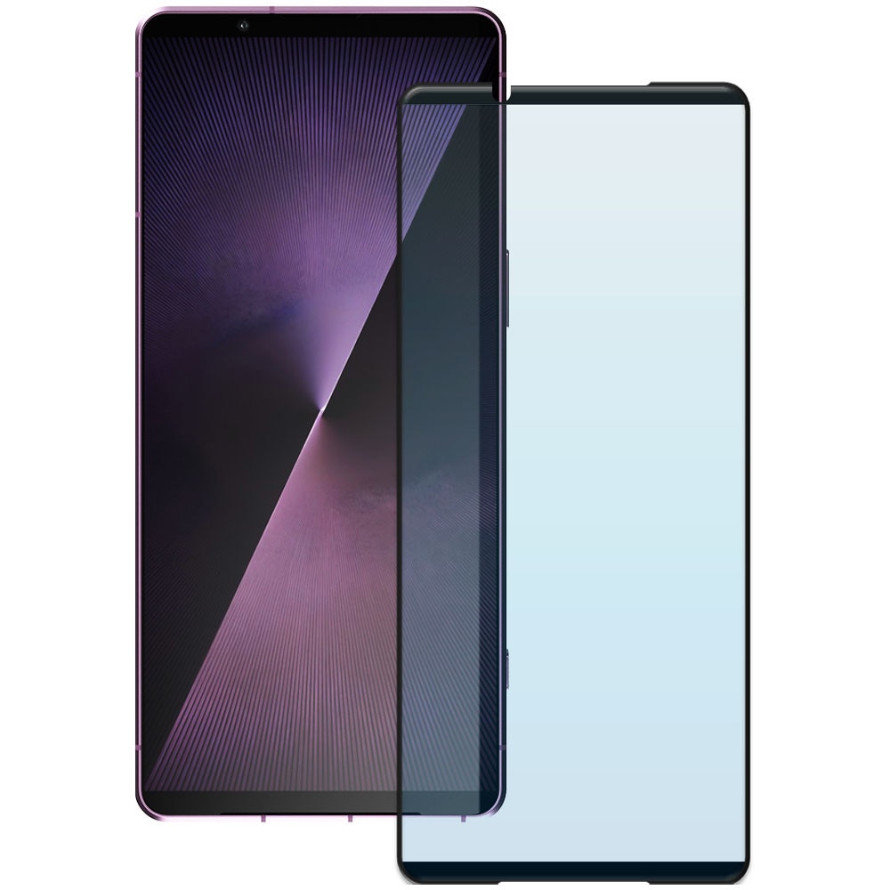 Folie din sticla securizata pentru Sony Xperia 1 VII, HAMSTERBOX Glass Shield, Protectie completa ecran, Full face, Aplicare rapida, Case Friendly, Transparenta