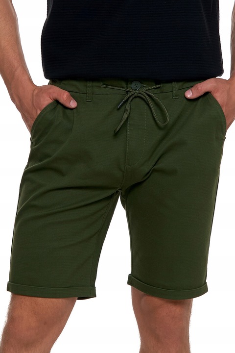 Мъжки къси панталони, Moraj, памук/полиестер/вискоза, зелени