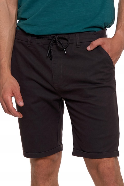 Мъжки къси панталони, Moraj, памук/полиестер/вискоза, черни