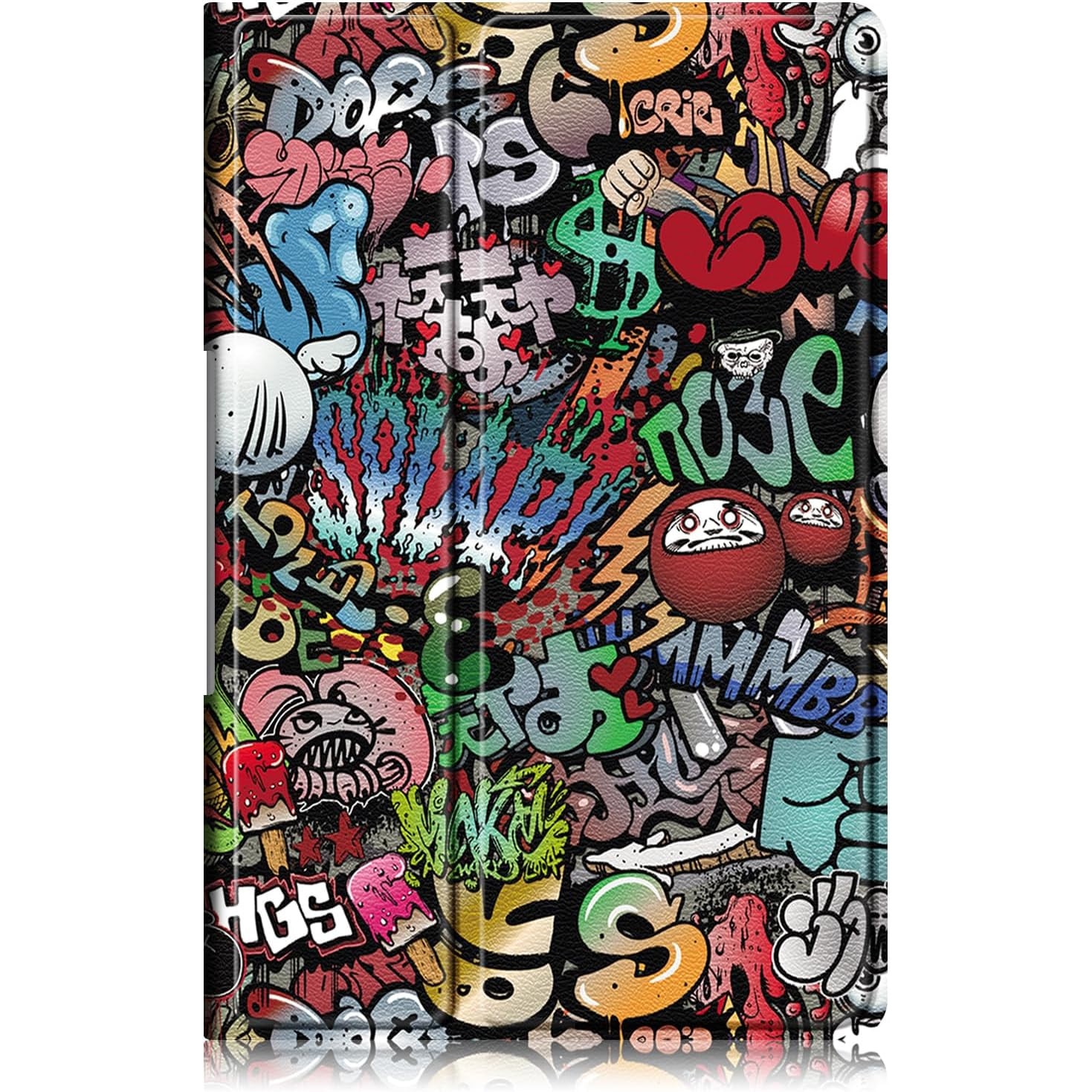 Husa Slim Sigloo, Smart Cover, Trifold, pentru Lenovo Tab Plus 2024(TB-351, 352), 11.5", Graffity