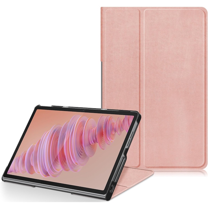 Husa Slim Sigloo, Smart Cover, Trifold, pentru Lenovo Tab Plus 2024(TB-351, 352), 11.5", Golden