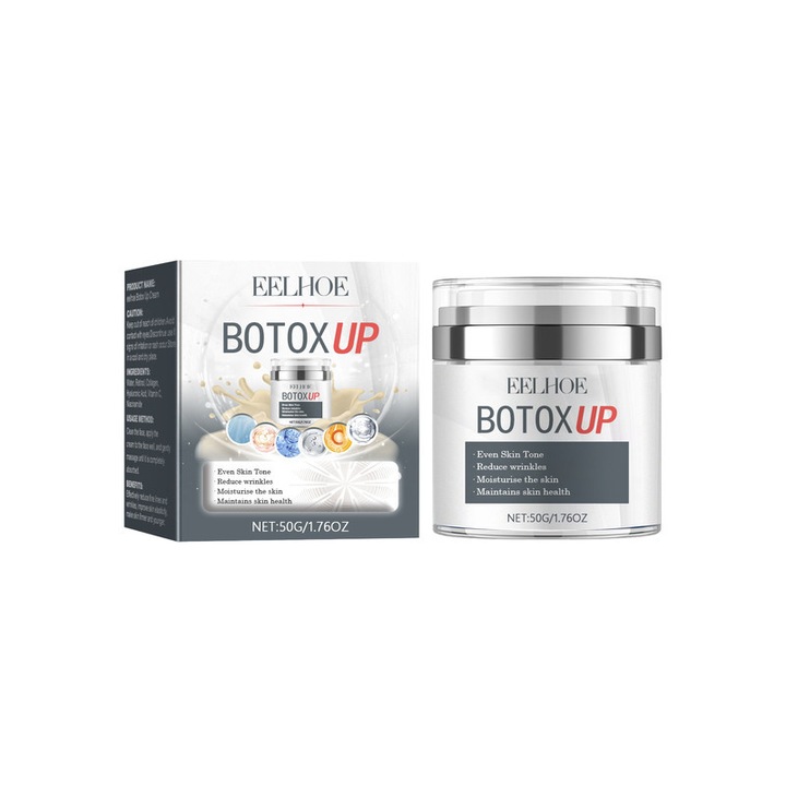 EELHOE Arckrém Feszesítő és Finom Ráncok Csökkentő, 50g, Retinollal és Hialuronsavval, Hidratáló
