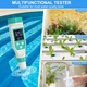 Tester digital de salinitate FAC 7-in-1, pH-metru, detector de clor si tester de salinitate pentru piscine, potrivit pentru acvarii cu apa sarata, piscine, cazi cu hidromasaj si spa-uri