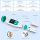 Tester digital de salinitate FAC 7-in-1, pH-metru, detector de clor si tester de salinitate pentru piscine, potrivit pentru acvarii cu apa sarata, piscine, cazi cu hidromasaj si spa-uri