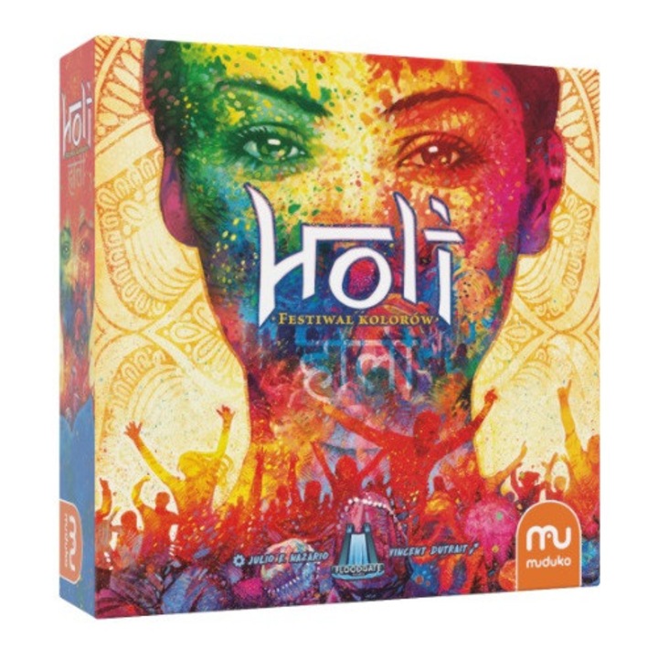 Muduko Holi Színfesztivál stratégiai játék, 3D, többszínű
