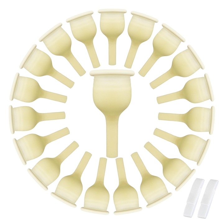 Külső húgyúti katéter készlet, 35 mm, Chucai, Különböző vizeletzsákokkal kompatibilis, latex, 20 darabos