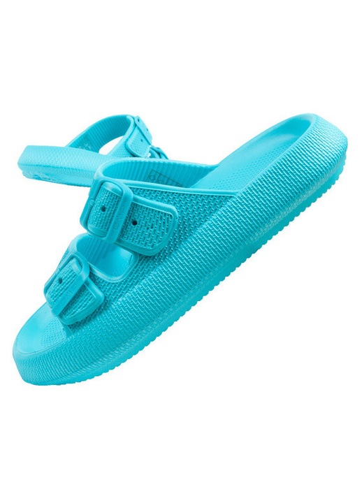 Дамски спортни чехли CMP Belem Slipper, тюркоаз, удобни [3Q90646 L915] 5, Тюркоаз, 40.5