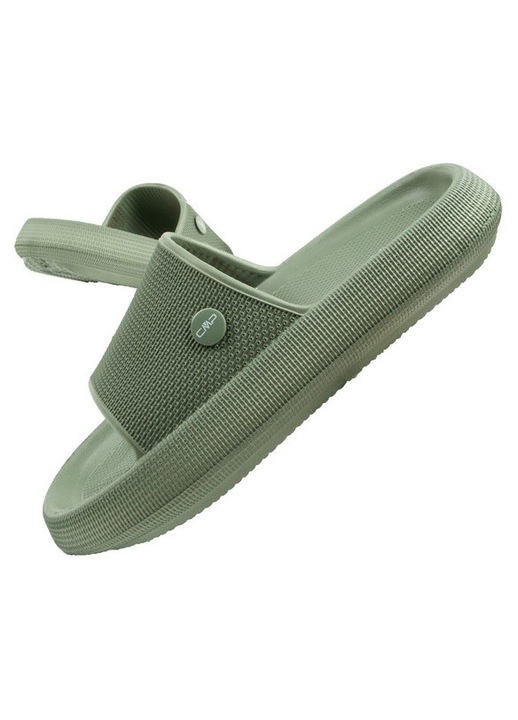 Papuci sport CMP Ruby Slipper pentru femei, verzi, confortabili [3Q97866 E452] 5, Verde, 40.5
