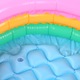 Piscina moale gonflabila pentru copii, 3 inele colorate, dimensiuni variate, multicolor