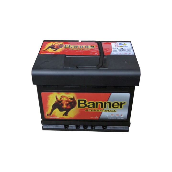 Акумулатор BANNER Power Bull 12V/62Ah 550A (EN) R+