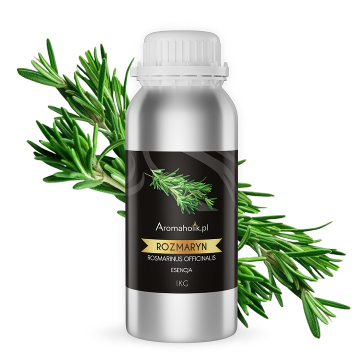 Ulei esential de rozmarin, Aromaholik, ulei parfumat din rozmarin, 100% natural, fara aditivi, pur, pentru sauna, difuzor, umidificator, aromaterapie, 1 kg