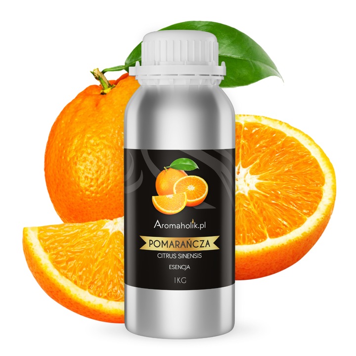 Ulei esential de portocale, Aromaholik, ulei parfumat din portocale, 100% natural, fara aditivi, pur, pentru sauna, pentru difuzor, pentru umidificator, pentru aromaterapie, 1 kg