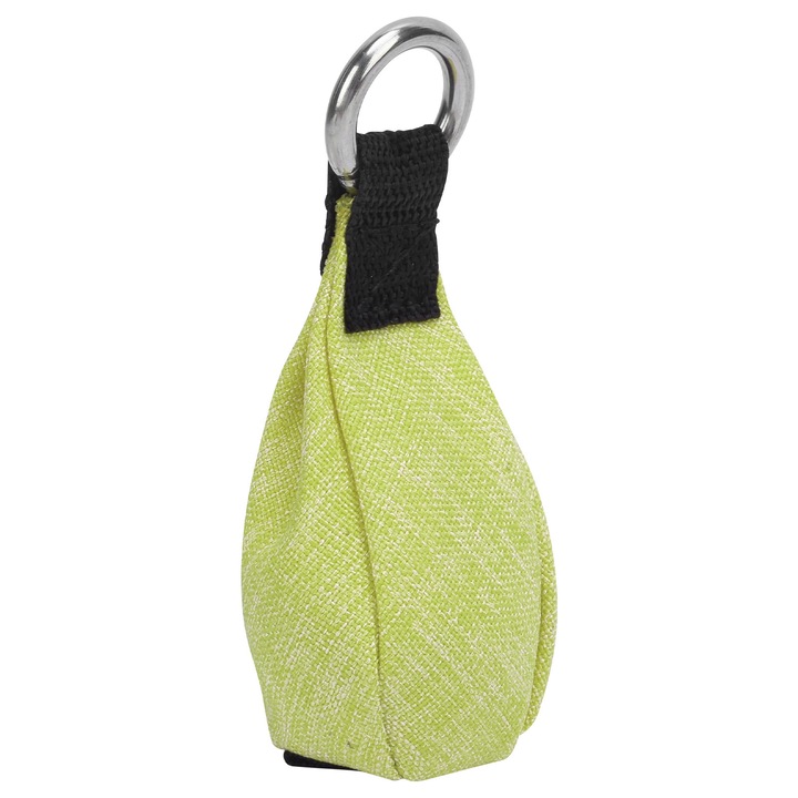 Sac de greutate pentru escalada, 400g, nylon, cu inel metalic, usor de transportat