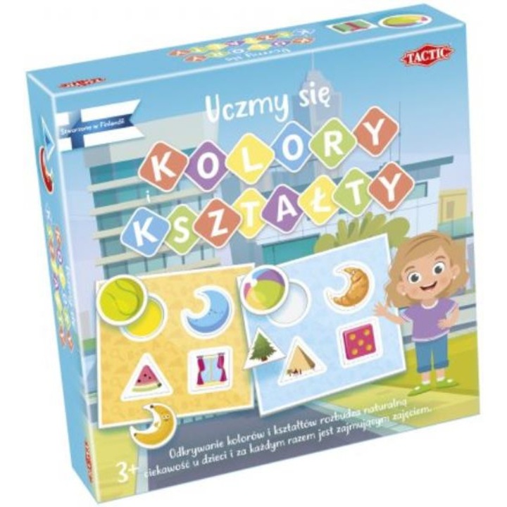 ND17_GR-8076 Tanuljunk: TAC Színek és Formák Játék