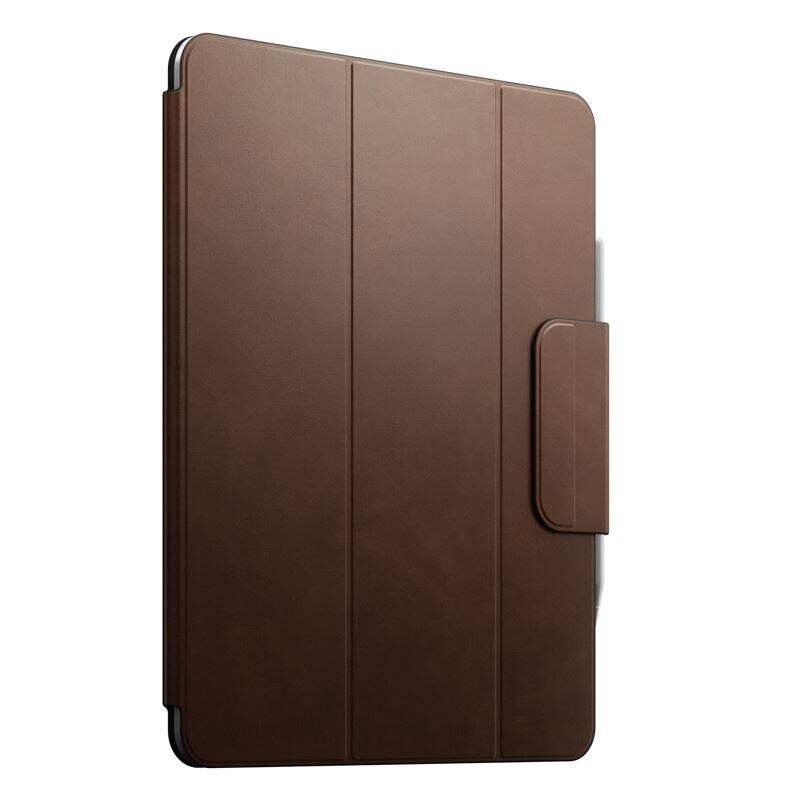 Husa din piele naturala Nomad Leather Folio compatibila cu iPad Pro 13 inch 2024 Brown