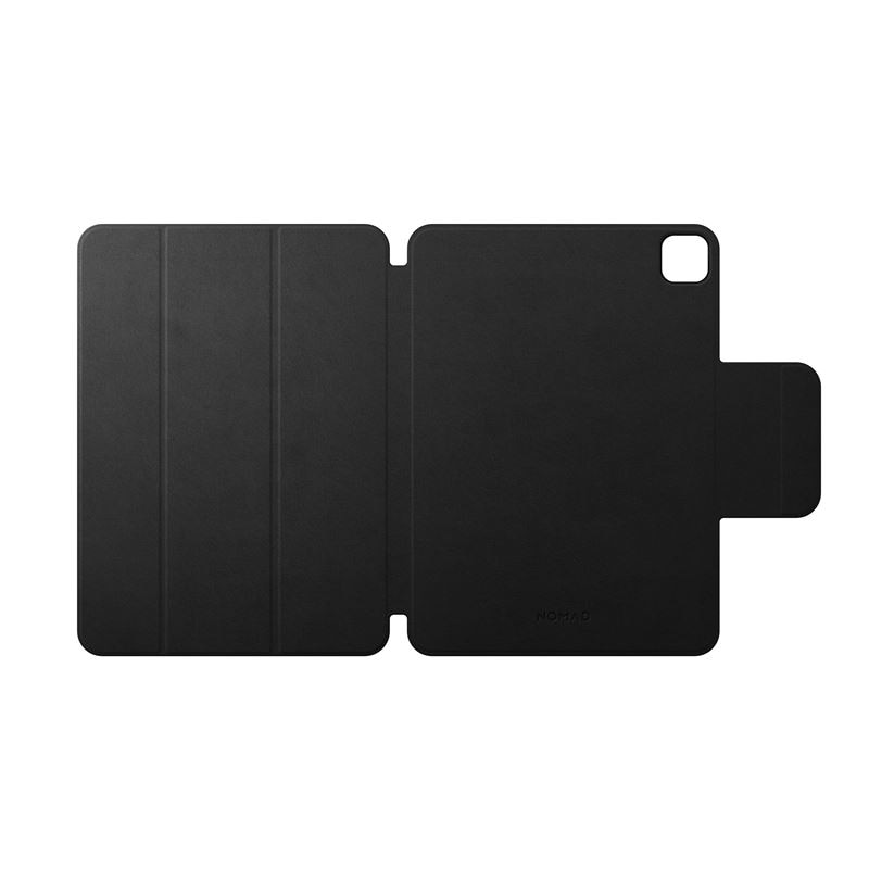 Husa din piele naturala Nomad Leather Folio compatibila cu iPad Pro 11 inch 2024 Black